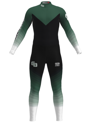 Podiumwear Unisex Gold One-Piece Race Suit