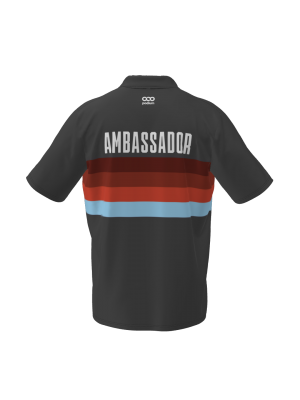 Podiumwear Ripstock Fabric Crew Shirt (Cycling) Back View