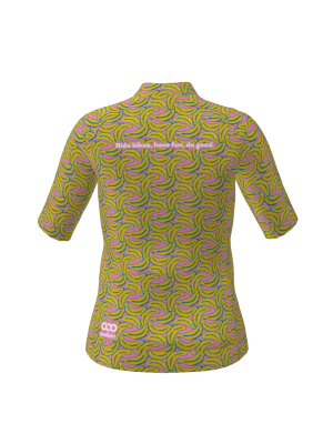 Podiumwear Women's Gold Full Zip Jersey