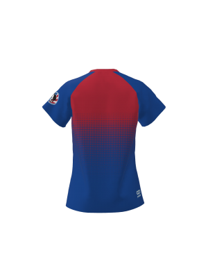 Podiumwear Women's V-Neck Tee (Running) Back View