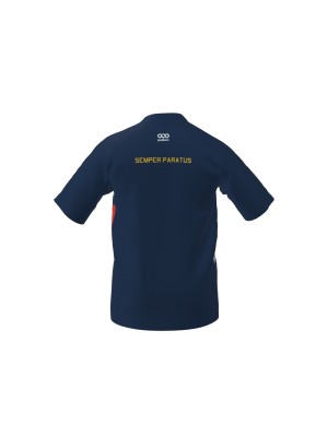 Podiumwear Men's V-Neck Tee (Running) Back View