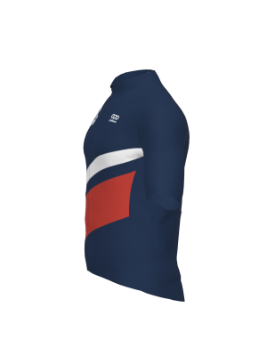 Podiumwear Men's Gold Full Zip Jersey (Cycling) Side View