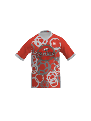 Podiumwear Men's Silver Short Sleeve MTB Jersey - New Fabric 2025!