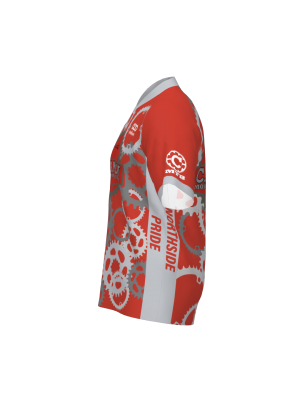Podiumwear Men's Silver Short Sleeve MTB Jersey - New Fabric 2025!