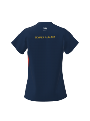 Podiumwear Women's V-Neck Tee (Running) Back View