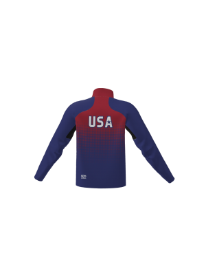 Podiumwear Gold Jacket Unisex (Nordic Skiing) Back View