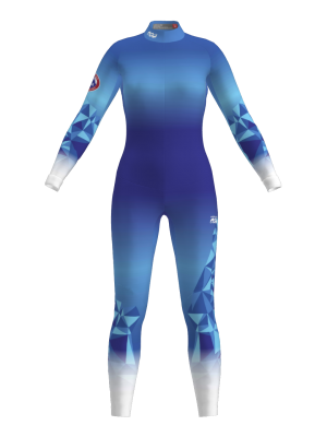 Podiumwear Women's Gold One-Piece Race Suit