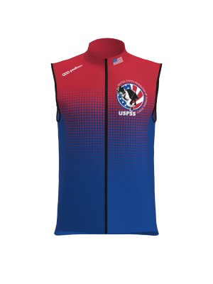 Podiumwear Silver Vest Unisex (Nordic Skiing) Front View