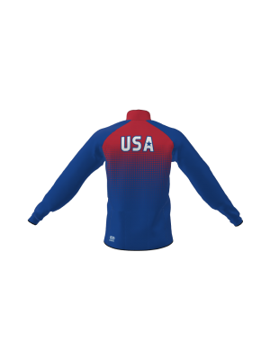 Podiumwear Men's Lightweight Cycling Jacket (Cycling) Back View