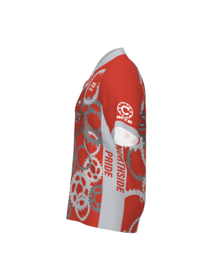 Podiumwear Men's Silver Short Sleeve MTB Jersey - New Fabric 2025!