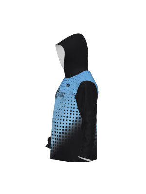 Podiumwear Unisex Slim-Fit Hoodie (Soccer) Side View