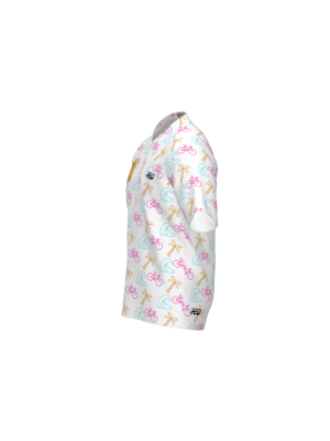 Podiumwear Men's Silver Short Sleeve MTB Jersey - New Fabric 2025!