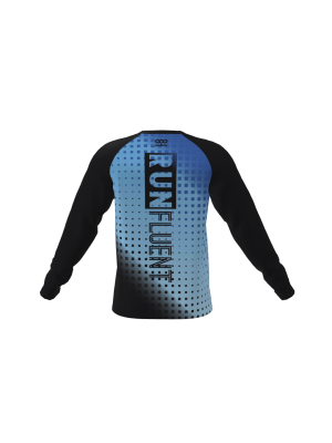 Podiumwear Unisex Crew Neck LS Tee (Running) Back View