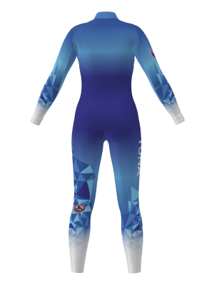 Podiumwear Women's Gold One-Piece Race Suit