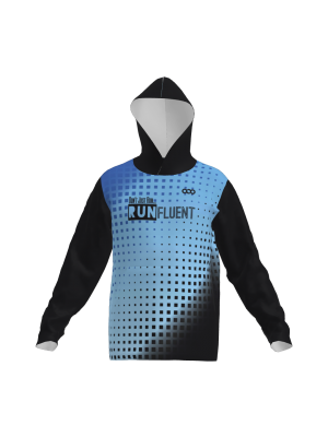 Podiumwear Unisex Slim-Fit Hoodie (Soccer) Front View
