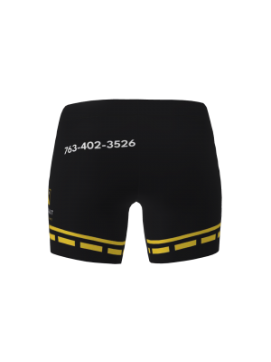 Podiumwear Women's Compression Short (Running) Back View