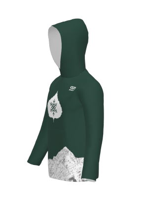 Podiumwear Child's Slim-Fit Hoodie (Soccer) Side View