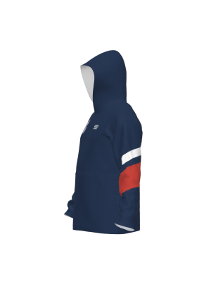 Podiumwear Unisex Slim-Fit Hoodie (Soccer) Side View