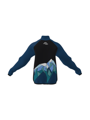 Podiumwear Silver Jacket - NEW 2026 (Nordic Skiing) Back View