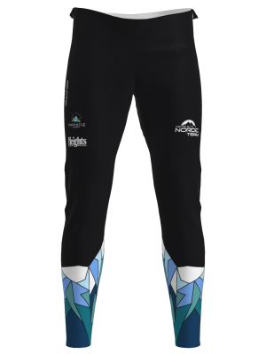 Podiumwear Unisex Gold Warm Up Pants (Nordic Skiing) Front View