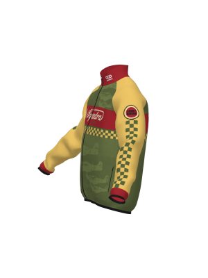 Podiumwear Silver Jacket - NEW 2026 (Nordic Skiing) Side View