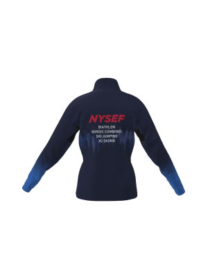 Podiumwear Gold Jacket Women's (Nordic Skiing) Back View