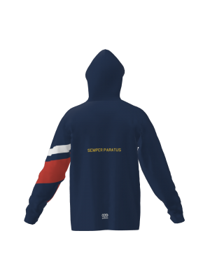 Podiumwear Unisex Slim-Fit Hoodie (Soccer) Back View