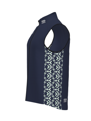 Podiumwear Silver Vest Unisex (Nordic Skiing) Side View