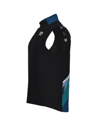 Podiumwear Silver Vest Unisex (Nordic Skiing) Side View