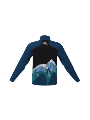 Podiumwear Gold Jacket Unisex (Nordic Skiing) Back View