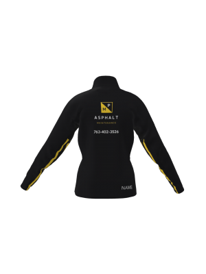 Podiumwear Gold Jacket Women's (Nordic Skiing) Back View