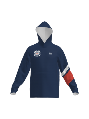 Podiumwear Unisex Slim-Fit Hoodie (Soccer) Front View