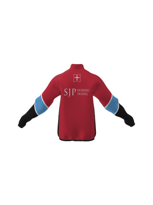 Podiumwear Silver Jacket - NEW 2026 (Nordic Skiing) Back View