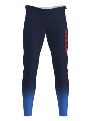Podiumwear Unisex Gold Warm Up Pants (Nordic Skiing) Front View