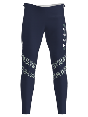 Podiumwear Unisex Gold Warm Up Pants (Nordic Skiing) Front View