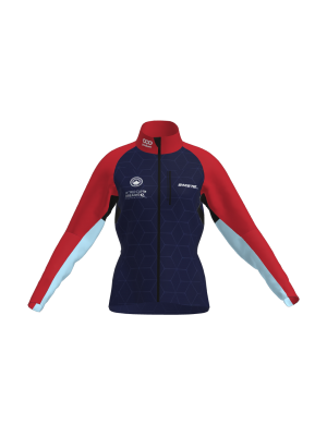 Podiumwear Gold Jacket Women's (Nordic Skiing) Front View