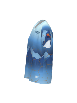 Podiumwear Women's V-Neck Tee (Running) Side View