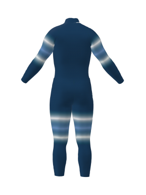 Podiumwear Nordic Child's Two-Piece Race Suit (Nordic Skiing) Back View