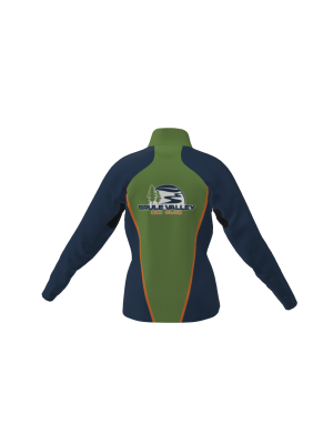 Podiumwear Gold Jacket Women's (Nordic Skiing) Back View