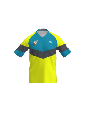 Podiumwear Men's V-Neck Tee (Running) Front View