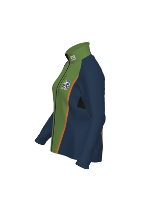 Podiumwear Gold Jacket Women's (Nordic Skiing) Side View