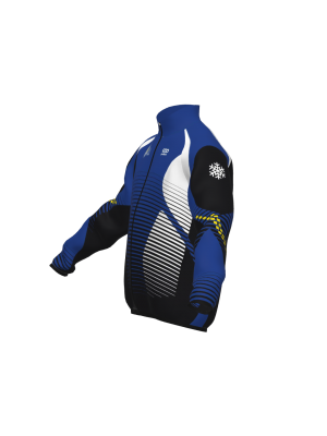 Podiumwear Silver Jacket - NEW 2026 (Nordic Skiing) Side View