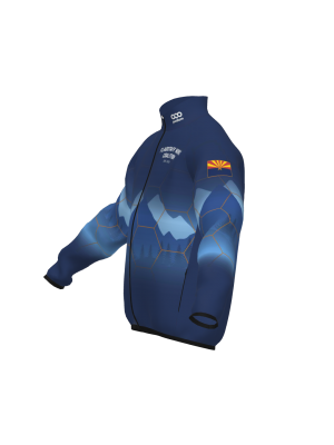 Podiumwear Silver Jacket - NEW 2026 (Nordic Skiing) Side View