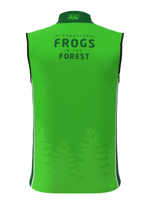 Podiumwear Silver Vest Unisex (Nordic Skiing) Back View