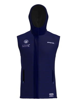 Podiumwear Sublimated Puffy Vest (Nordic Skiing) Front View