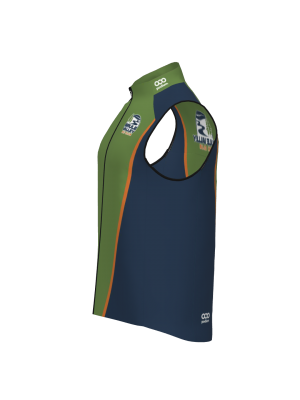 Podiumwear Silver Vest Unisex (Nordic Skiing) Side View