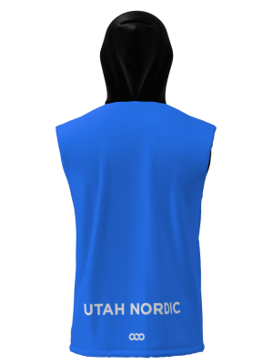 Podiumwear Sublimated Puffy Vest (Nordic Skiing) Back View