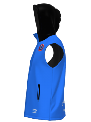 Podiumwear Sublimated Puffy Vest (Nordic Skiing) Side View