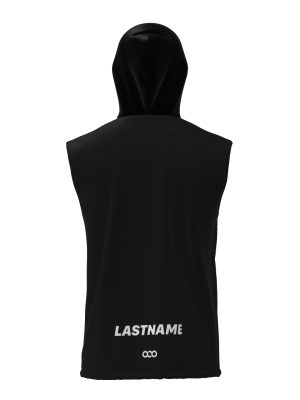 Podiumwear Sublimated Puffy Vest (Nordic Skiing) Back View