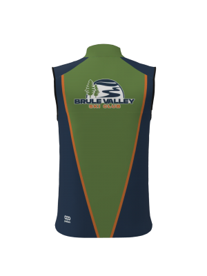 Podiumwear Silver Vest Unisex (Nordic Skiing) Back View